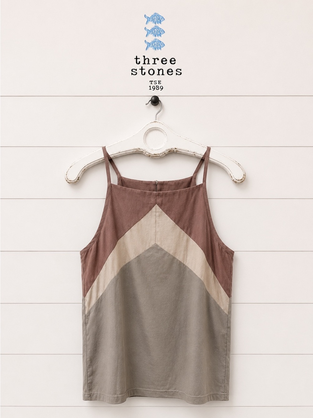 THREE STONES Colorblock Camisole Top – Size L